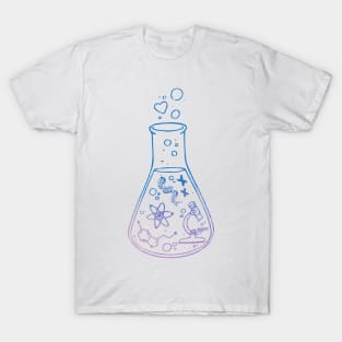 Copy of Science Glass Flask Biotech Microbiology Lab T-Shirt